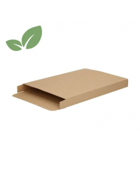 Boîte aux lettres à rabat latéral FEFCO 0409 en carton brun - Packadi