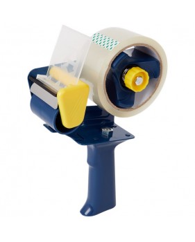 Verpakkingstape dispenser + 1 tape transparant 48mmx50m  - Home