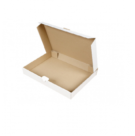 Witte Ecologische Postdozen/ Verzenddozen formaat A4+ 35x25x5cm  - ...