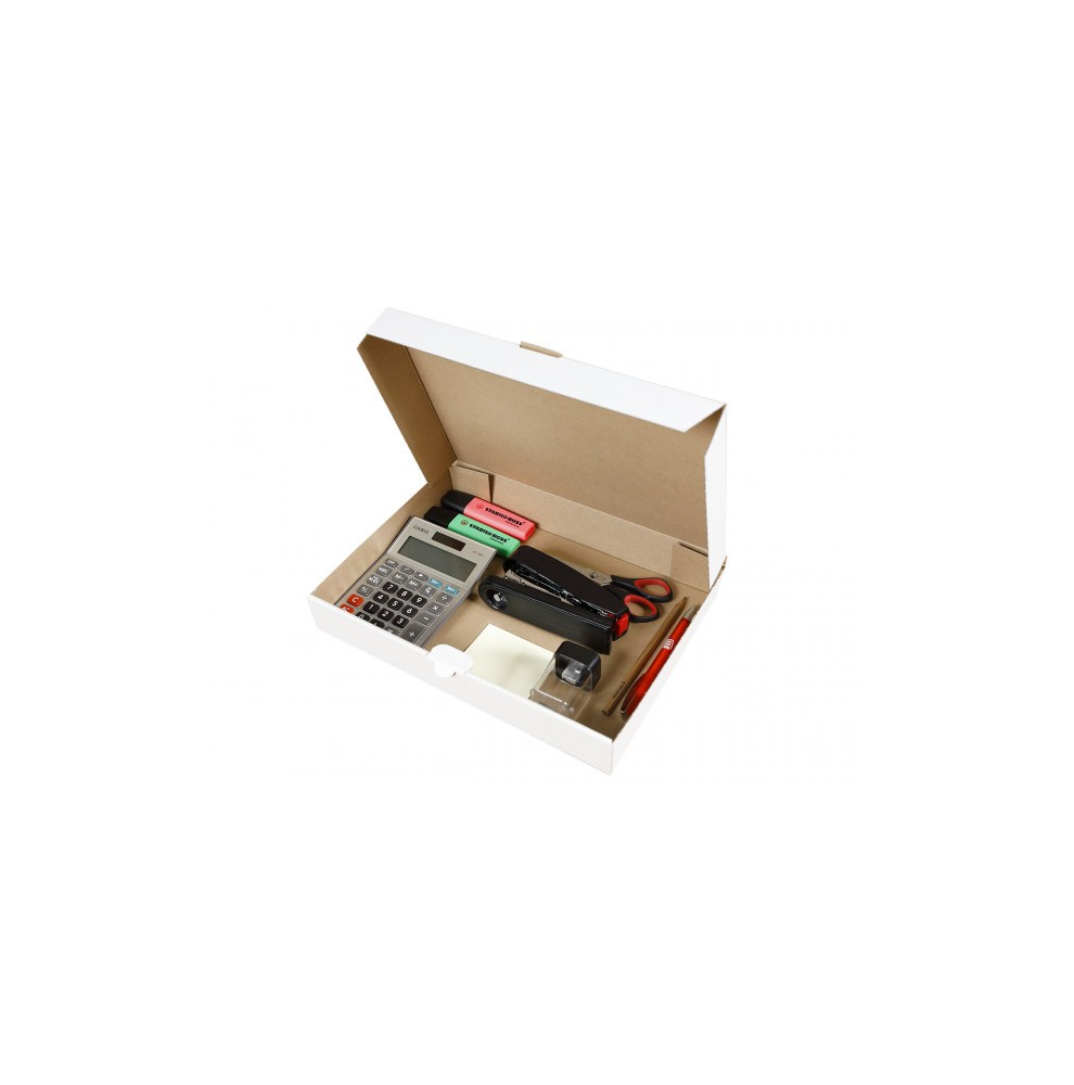 Witte Ecologische Postdozen/ Verzenddozen formaat A4+ 35x25x5cm  - ...