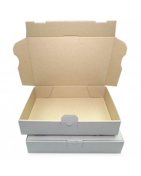 Witte Ecologische Postdozen/ Verzenddozen formaat A4+ 35x25x5cm  - ...