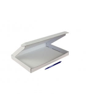 Witte standaard brievenbusdoos formaat A5 - 22 x 15.5 x 3 cm  - Home