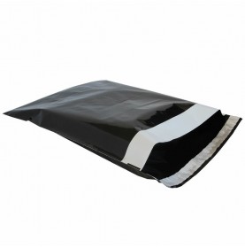 Pochettes plastiques noires 16,5x24,5cm/ Enveloppes plastiques / we...