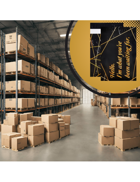 Verzendzakken met handvat « For you « zwaart formaat B4 25,5 x 37 + 7cm / Webshopzakken /Plastic Envelop / Verzendenveloppen