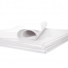 Papier de soie blanc en rame 50 x 75cm / Papier d'emballage  - Accueil