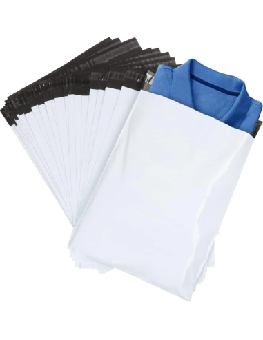 50 x Ondoorzichtige plastic envelop / Webshopzakken / Verzendzakken...