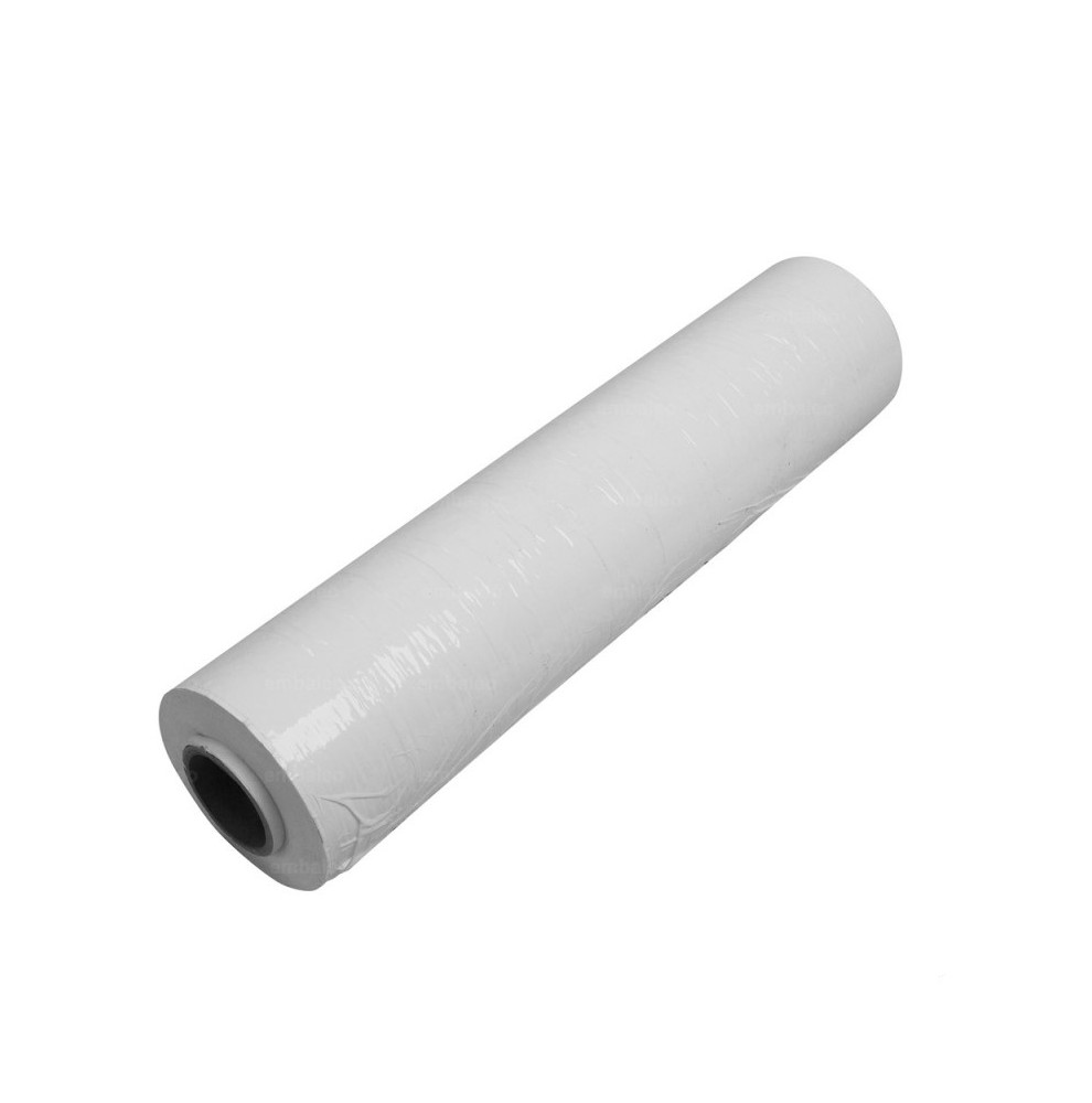 Film étirable manuel blanc 50cmx300m 20 µm 100% recyclable  - Accueil