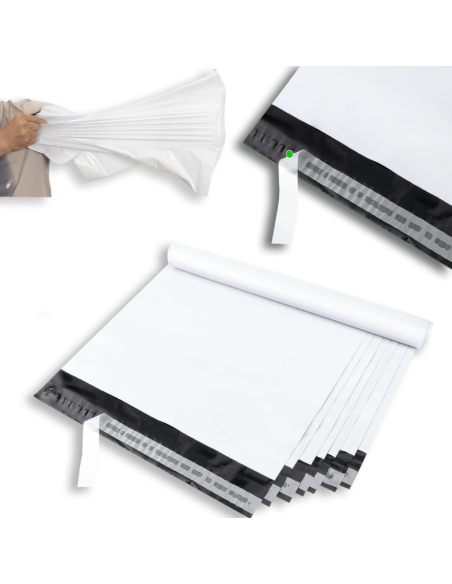 50 x Ondoorzichtige plastic envelop / Webshopzakken / Verzendzakken...