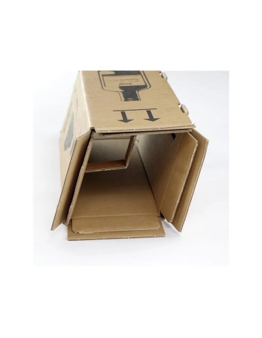 Boite d'expédition pour 1 bouteille - double cannelure  - Accueil