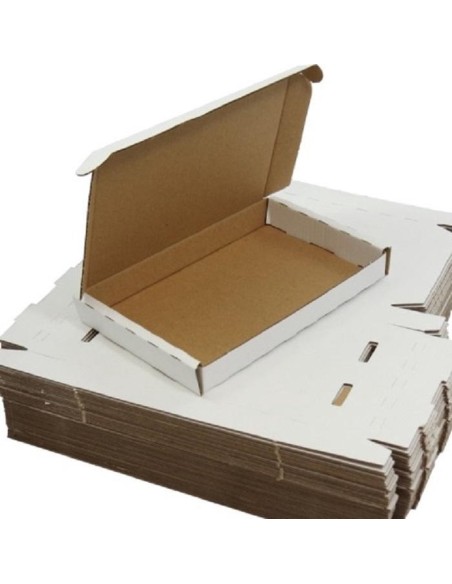 Witte standaard brievenbusdoos formaat A5 - 22 x 15.5 x 3 cm  - Home