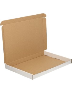 Witte standaard brievenbusdoos formaat A5 - 22 x 15.5 x 3 cm  - Home 2
