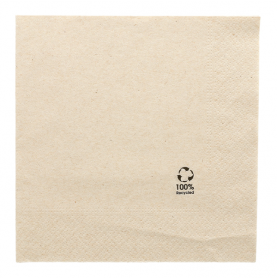 100 Serviettes en papier BIO 33cm Naturel 2 couches 100% recyclées ... 2