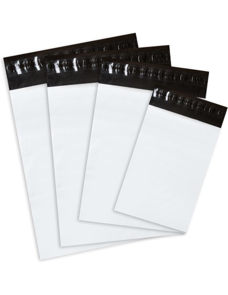 100 x Ondoorzichtige plastic envelop / Webshopzakken / Verzendzakken 4 formaten C5, A4, A3,B3
