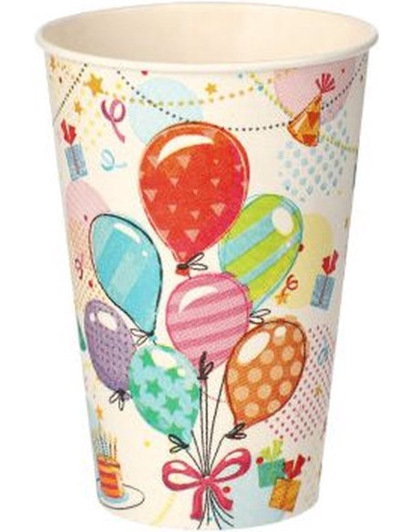 Set vaisselle jetable pour fête d'anniversaire 20 x Assiettes + Gobelets + Serviettes