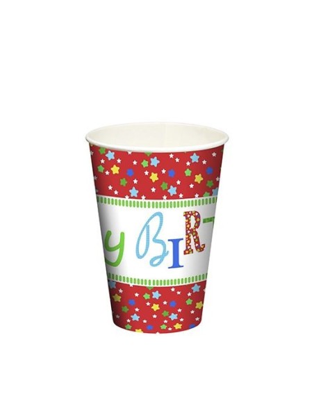 Set "Joyeux anniversaire" pour fête d'anniversaire 20 x Assiettes + Gobelets + Serviettes