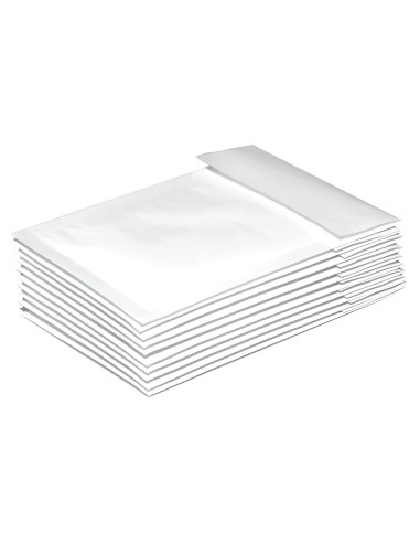 50 Witte Luchtkussenenveloppen 4 afmetingen C D G H , verzendverpakking, verzendzakken  Bubbeltjes envelop