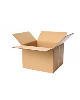 Caisse carton / boite en carton format A4 31x22x20cm simple cannelu...