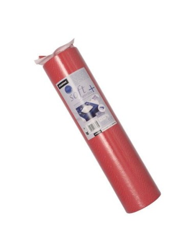 1 x Scheurvaste tafelloper nonwoven "soft selection plus" 24 m x 40 cm waterbestendig rood