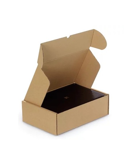 Versterkte bruine postdoos, 8 cm hoog | Packadi