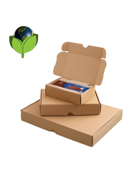 Ecologische Bruine postdozen/ verzenddozen 31,5x22x4,8cm  - Home Ecologische Bruine postdozen/ verzenddozen 31,5x22x4,8cm  - Home