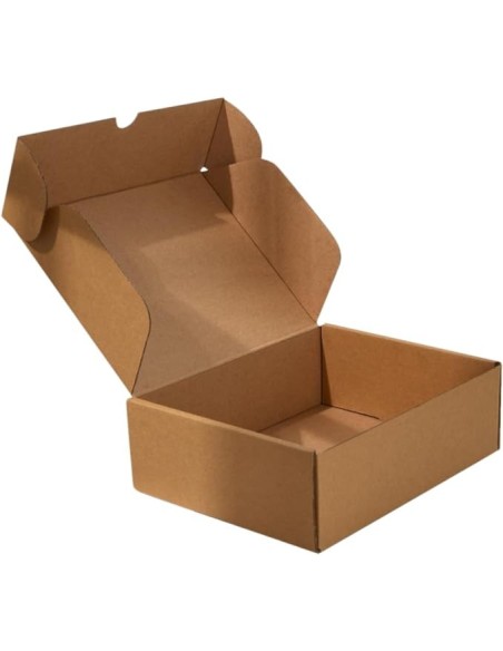 Boîte postale brune triple épaisseur, 4,5 cm | Packadi