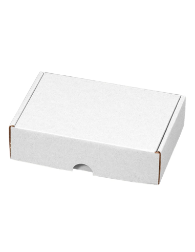 Boîte postale blanche kraft, 4,5 cm de haut | Packadi
