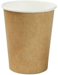 Gobelet à café à emporter Kraft 80mm 240ml marron- 100 pièces  - Ac... 2