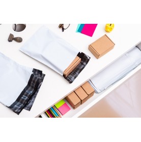 30 x Ondoorzichtige plastic envelop / Webshopzakken / Verzendzakken 3 formaten C5, A4, A3,B3 2