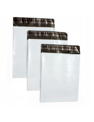 30 x Ondoorzichtige plastic envelop / Webshopzakken / Verzendzakken 3 formaten