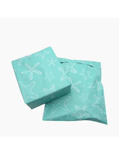 50 Pochettes d'Expédition Opaques en Plastique A3 "Étoile de Mer" 31x42cm enveloppes