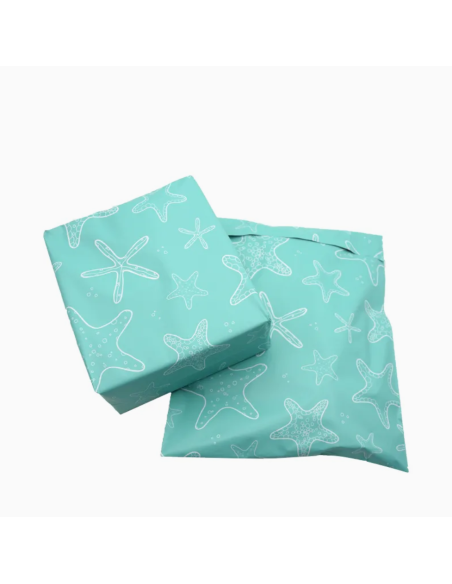 50 Pochettes d'Expédition Opaques en Plastique A3 "Étoile de Mer" 31x42cm enveloppes