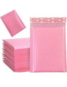 Enveloppes à Bulles Roses Imperméables 20x29cm – Protection et Élégance 2