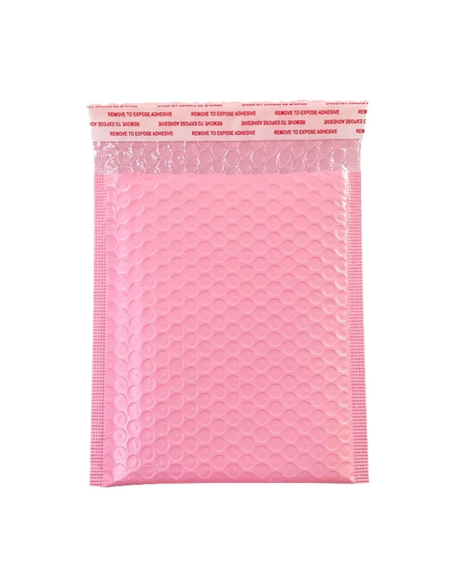 Enveloppes à Bulles Roses Imperméables 20x29cm – Protection et Élégance