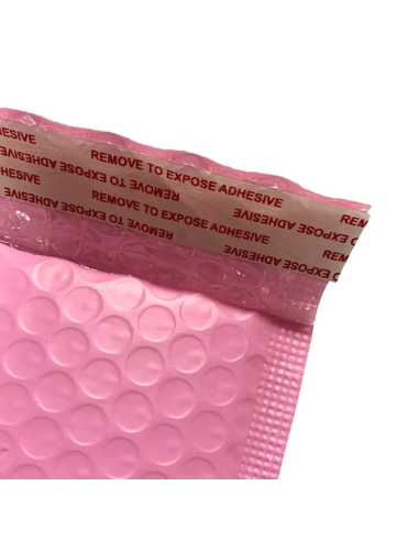 Enveloppes à Bulles Roses Imperméables 20x29cm – Protection et Élégance