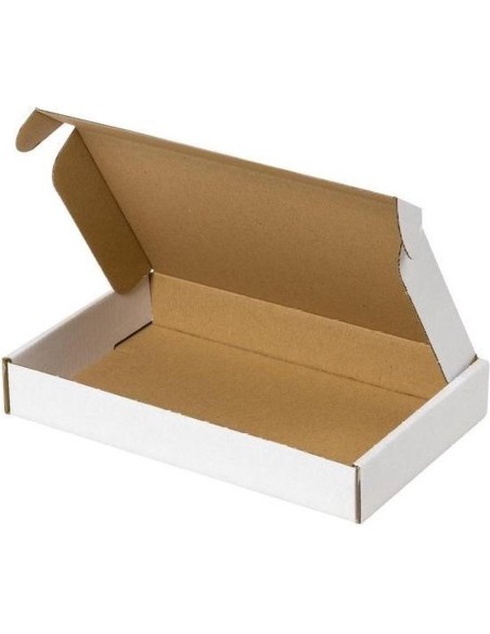 Witte extra platte brievenbusdoos A6 A5 A4 | Packadi