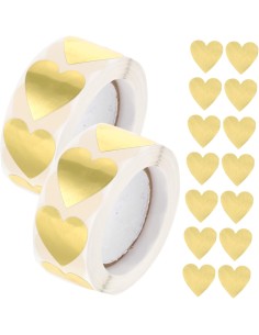 120 Etiquettes brunes en rouleau " Thank you " 7,5 x 2,5cm  - Accueil