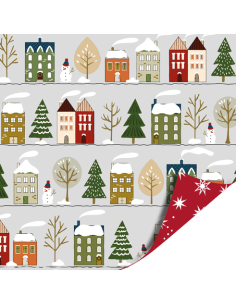 Papier d'emballage / Papier cadeau Noel 70cmx3m  - Accueil