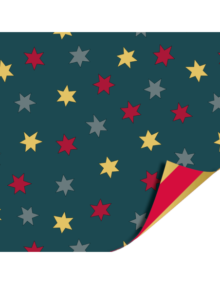 Papier d'emballage / Papier cadeau Noel 70cmx3m  - Accueil