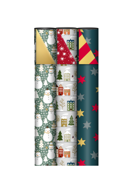 Kerst cadeaupapier 70cm x 3m / Kerst verpakking / Inpakpapier Kerst...