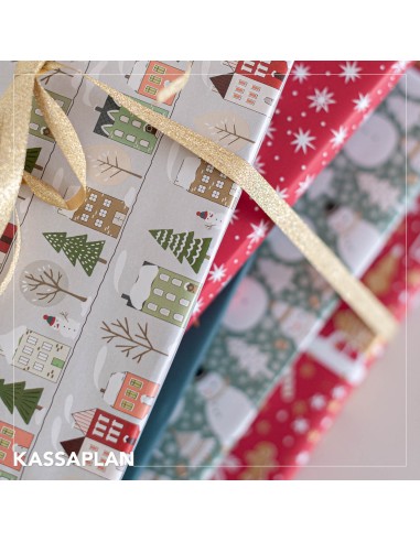 Kerst cadeaupapier 70cm x 3m / Kerst verpakking / Inpakpapier Kerst...