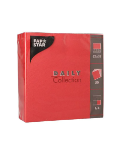 Lot de 50 serviettes double épaisseur 32x32cm 2