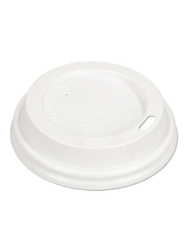 Deksel zwart voor Coffee to go beker 80mm 240ml 8oz- 50 stuks  - Home