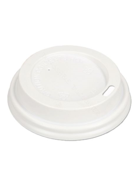 Deksel zwart voor Coffee to go beker 80mm 240ml 8oz- 50 stuks  - Home