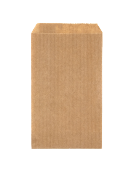 50  sachets fond bloc en papier kraft pour cadeaux ou nourriture