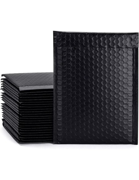 20 Luchtkussen enveloppen 20x 25 Cm zwart / Bubbeltjes envelop / beschermende enveloppen met luchtkussenfolie