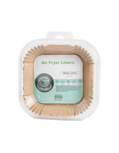 Airfryer bakpapier vierkant L & XL – 50 stuks 160x45 mm