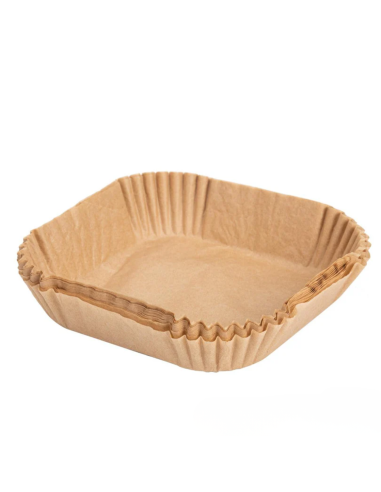 Airfryer bakpapier vierkant L & XL – 50 stuks 160x45 mm