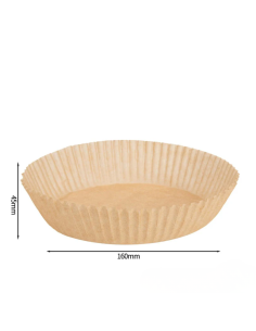 Papier sulfurisé airfryer rond L & XL – 50 pièces 160x45 mm 2