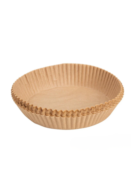Airfryer bakpapier rond L & XL – 50 stuks 160x45 mm