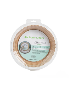 Airfryer bakpapier rond XL & XXL – 50 stuks 200x45 mm